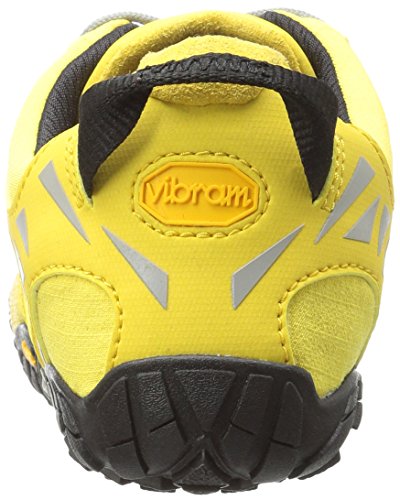 Vibram FiveFingers V-Trail, Zapatillas de Running para Asfalto Mujer, Amarillo (Yellow/Black), 36 EU