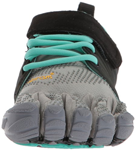 Vibram Fivefingers V-Train, Zapatillas de Deporte Mujer, Gris (Grey/Black/Aqua Grey/Black/Aqua), 38 EU