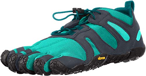 Vibram V-Trail 2.0, Zapatillas Mujer, Azul/Verde, 36 EU