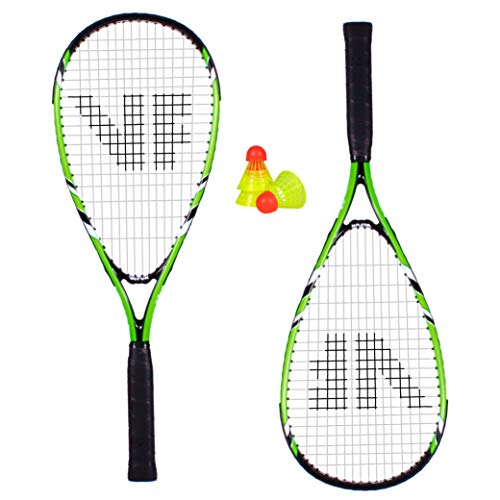 Vicfun Set para Speed Bádminton Set Speed Bádminton 100 Set, Negro/Verde, 868/0/0