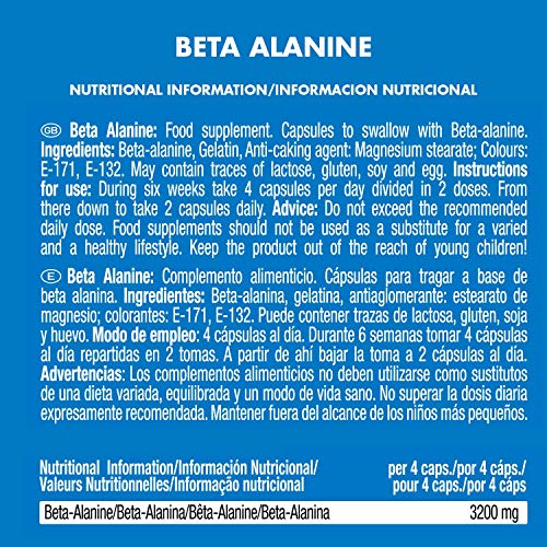 Victory Endurance Beta Alanine. Aumenta la resistencia, mejora la contracción muscular y retrasa la fatiga (90 Caps)