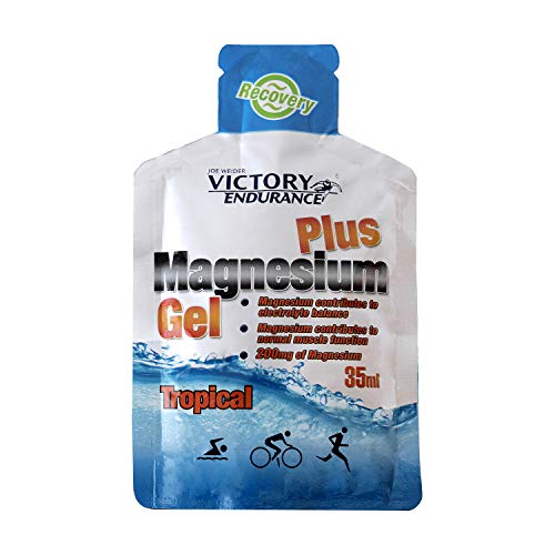 Victory Endurance Magnesium Gel Plus 35ml x 12 geles. El Magnesio evita calambres musculares. Con un plus de Potasio para potenciar sus efectos.