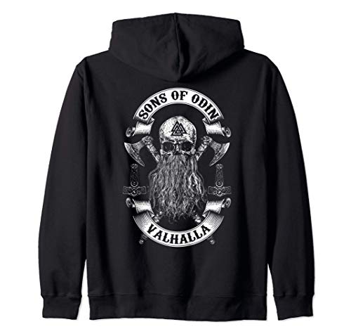 VIKINGS RISE-SONS OF ODIN- Vikings Nordish Odin Thor Sudadera con Capucha