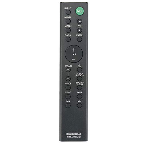 VINABTY Reemplazo del Control Remoto RMT-AH102U Compatible con Sony SACT390 SA-WRT3 SS-RT3 HT-RT3 Barra de Sonido Base de Sistema de AV