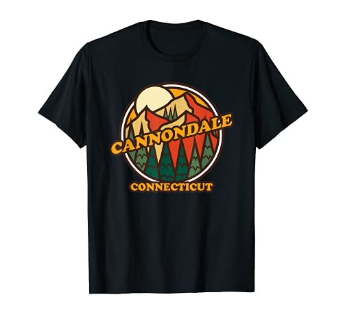 Vintage Cannondale Connecticut Mountain Senderismo recuerdo Camiseta