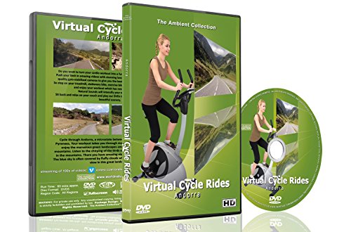 Virtual Cycle Rides DVD - Andorra - for Indoor Cycling, Treadmill and Running Workouts