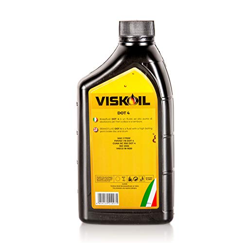 Viskoil Lubrificanti VISKDOTIV5X1 Liquido de freno Dot IV, 5 x 1 l