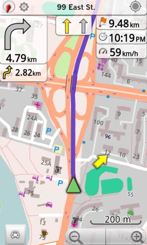 Vitoria, España GPS Navigator: PLACE STARS