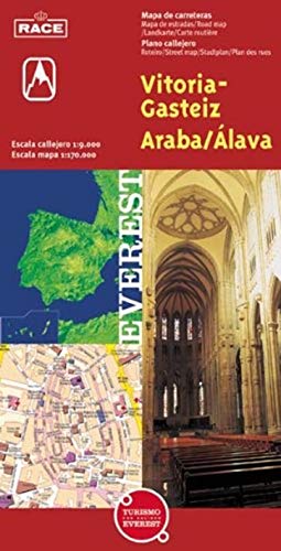Vitoria-Gasteiz // Araba-Álava. Plano callejero y mapa de carreteras (Planos callejeros / serie roja)