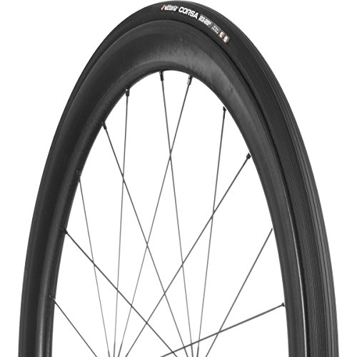 Vittoria Corsa G Plus Isotech Neumático para Bicicleta, Unisex, Negro/Negro, 700 x 25 cm