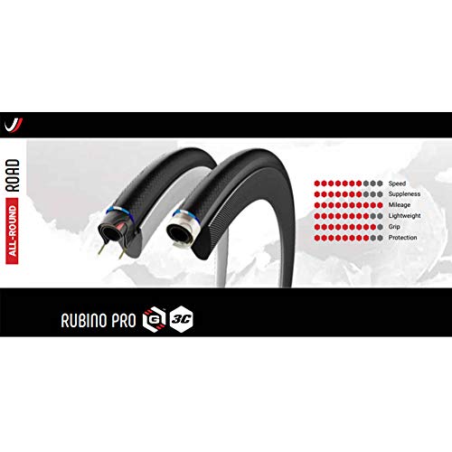 Vittoria Cub. Rubino Pro IV 30-622 G2.0 Cubiertas Ciclismo, Adultos Unisex, Negro (Negro), Talla Única