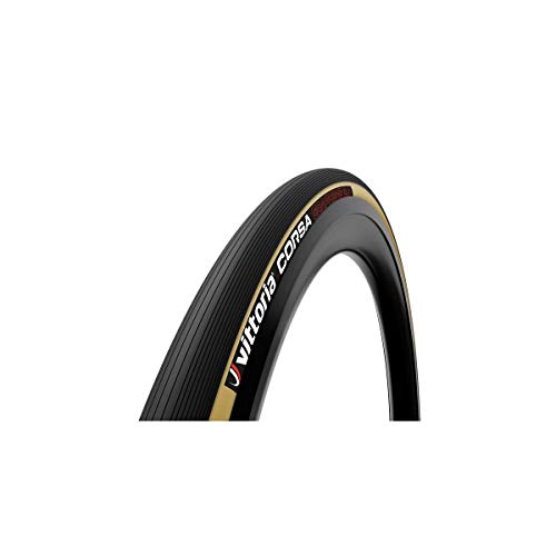 Vittoria Tub.Corsa 25-28 G2.0 Ruedas Ciclismo, Adultos Unisex, Multicolor (Caramelo Negro)