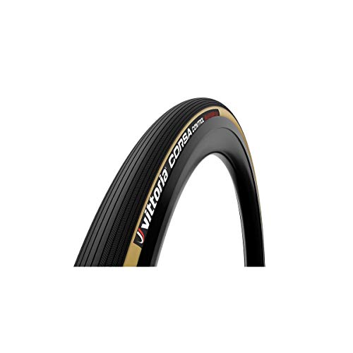 Vittoria Tub.Corsa Control 25-28'' CARAM/NEG G2.0 Ruedas Ciclismo, Adultos Unisex, Multicolor (Caramelo Negro)