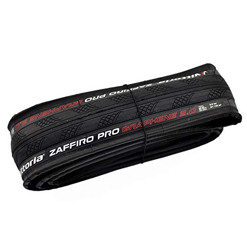 Vittoria Zaffiro Pro G2.0 Graphene Folding Clincher Tire 700x25C, Black, 2 Tire, VT2092