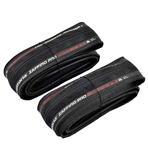 Vittoria Zaffiro Pro G2.0 Graphene Folding Clincher Tire 700x28C, Black, 2 Tire, VT2093