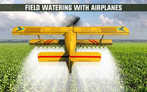 Volador Zángano Agricultura Avión Vuelo Simulador 2019: Virtual Agricultura Juegos Gratis para Niños