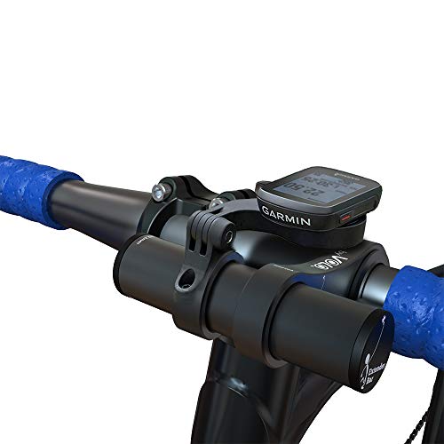 Volo Extender Bar Extensor de Manillar de Bicicleta de Aluminio Soporte de Montaje de extensión de Ciclismo para Soportes de Bicicleta, Servicio de GPS, Faros, etc（Negro, 85）