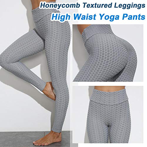 Voqeen Pantalones De Yoga De Cintura Alta para Mujer, Leggings Sexis Anticelulíticos para Levantamiento De Glúteos, Mallas Sexis para Control De Abdomen