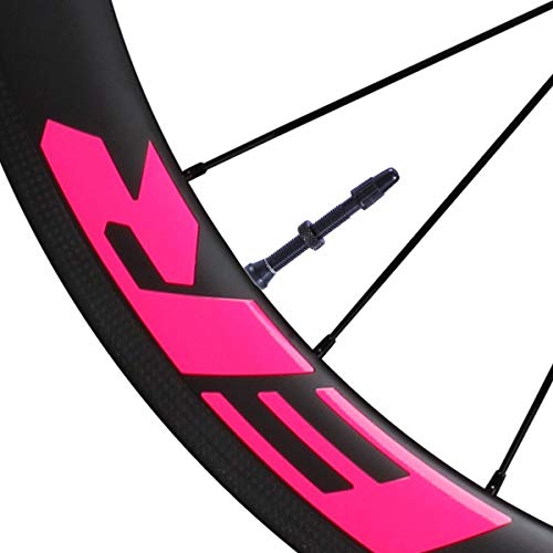 VORCOOL Paire de Roues de vélo en Alliage d'aluminium de qualité supérieure avec Valve Presta pour Road & VTT Tubeless (Noir)