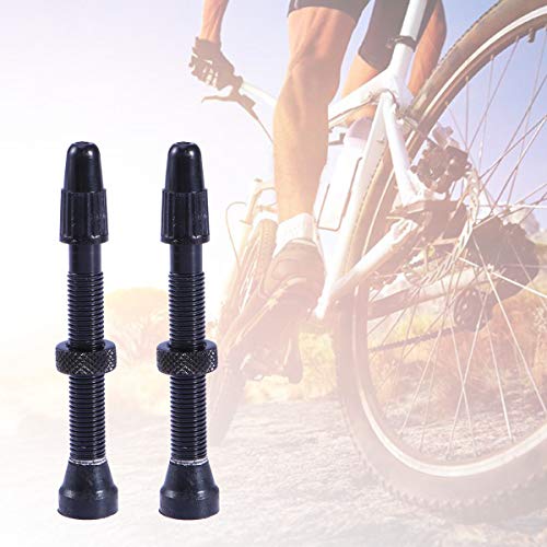 VORCOOL Paire de Roues de vélo en Alliage d'aluminium de qualité supérieure avec Valve Presta pour Road & VTT Tubeless (Noir)