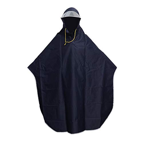 VORCOOL - Poncho de lluvia con capucha para mujer, hombre, ciclismo, color azul marino