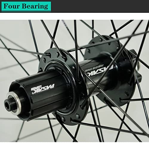 VPPV Ruedas de Carreras Bicicleta Trasera MTB 26/27,5/29 Pulgadas, Borde Doble Pared Freno Disco Cubo Rodamiento Sellado 1130g para Rueda Libre 7-11 Velocidades (Size : 29 Inch)