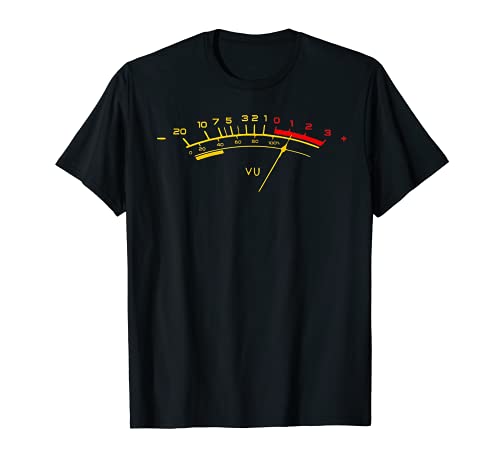 VU Meter Estudio de nivel de sonido Camiseta