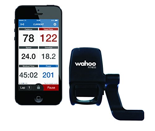 Wahoo Fitness Blue SC - Sensor de velocidad y ritmo con Bluetooth, compatible con iPhone y Android, Bluetooth 4.0/ANT+