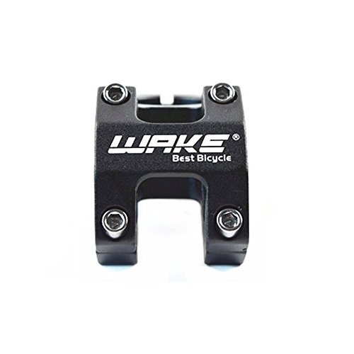 Wake 31.8 Stem 45mm Mountain Bike Stem Short MTB Stem para manillar de 31.8mm, la mayoría de Mountain Bike Road Bike MTB BMX Track Bike (negro)
