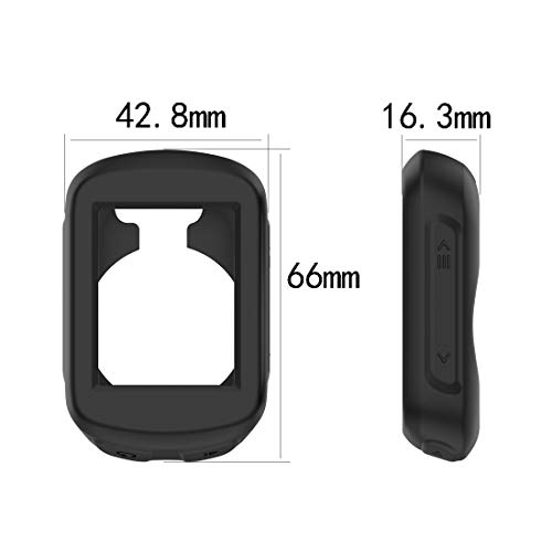 WANGZHEXIA Protector de Caja de Reloj para Garmin Edge 130 Plus/Edge 130 Funda Protectora de Silicona Universal