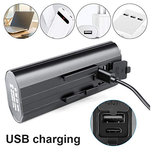 Wasafire Luz Bicicleta LED Recargable USB,2400 Lumen 5200 mAh Potente Luces Bicicleta Delantera y Trasera, 5 Modos, IPX6 Impermeable Luces Seguridad para Ciclismo de Montaña y Carretera