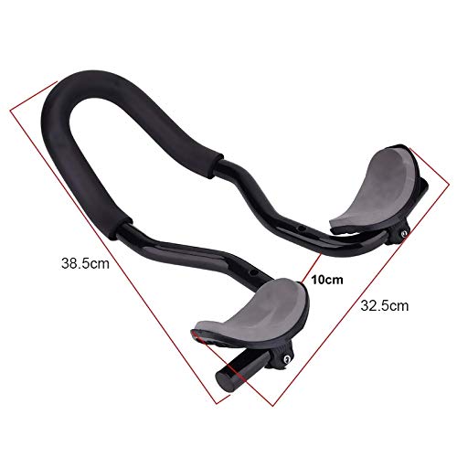 WASAGA Barra del Apoyabrazos de la Bici, Manillar de Reposabrazos de Bicicleta para Bicicleta de Carreras, MTB, Bicicleta de Carretera (Estilo Uno)