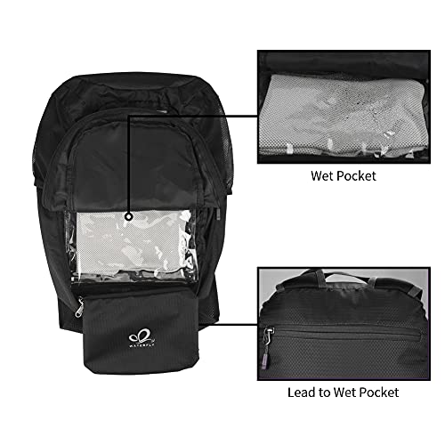 Waterfly Plegable Mochila Senderismo 20L: Nylon Pequeña Ligera Mochilas Aire Libre para Mujer Hombre Escalada Acampada Excursion Camping Mochilero Montaña Mochila Trekking