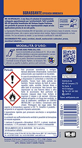 WD-40 39392/46 Desengrasante, 500 ml