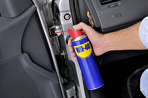 WD-40 Producto Multi-Uso Doble Acción Spray 250ml. Lubrica, Afloja, Protege del óxido, Dieléctrico, Limpia metales, plásticos y Desplaza la humedad