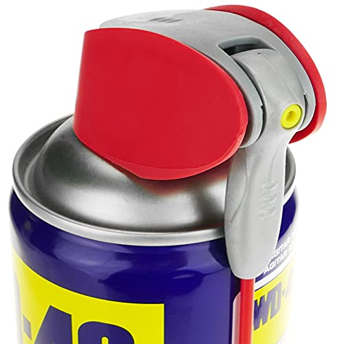 WD-40 Producto Multi-Uso Doble Acción- Spray 500ml-Aplicación amplia o precisa. Lubrica, Afloja, Protege del óxido, Dieléctrico, Limpia metales y plásticos y Desplaza la humedad