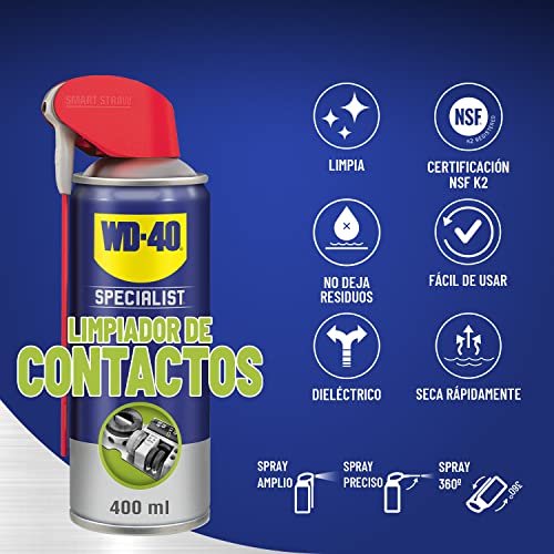 WD-40 Specialist -Limpiador de contactos- Spray 400ml