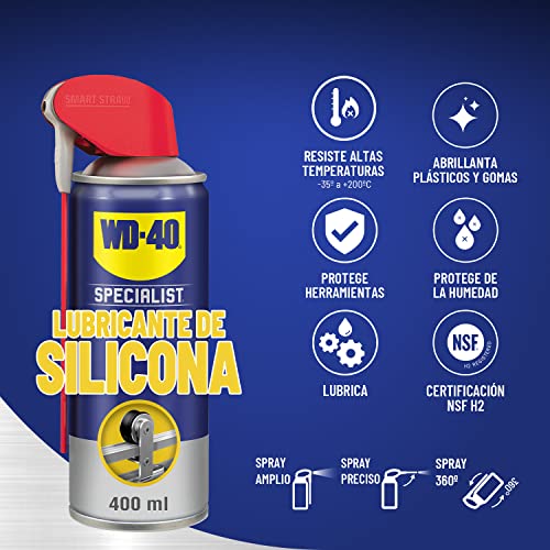 WD-40 Specialist -Lubricante de silicona- Spray 400ml