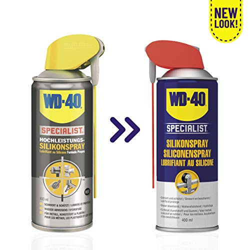 WD-40 Specialist - Spray de silicona (2 unidades, 400 ml)