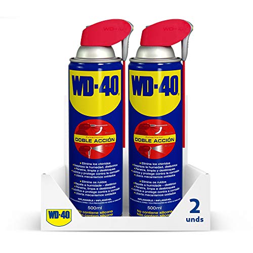 Wd 40 - Wd-40 - Lubricante Wd40 Doble Acción 500Ml - Pack 2 Unidades Wd-40 - Wd 40