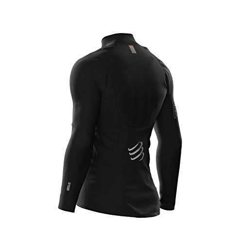 webinero Compress Port Hurricane Jacket V2 Unidad Chaqueta Unisex Running Trail Sport Chaqueta Impermeable y Resistente Al Protege contra el Viento y el frío, Color Negro, tamaño Extra-Small