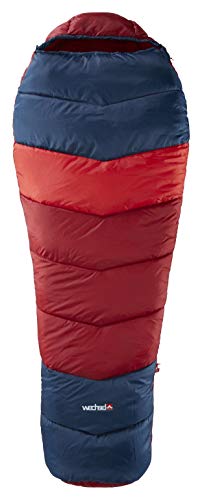 Wechsel Stardust Saco de Dormir Momia Unisex Adulto -5° M, Rojo/Azul