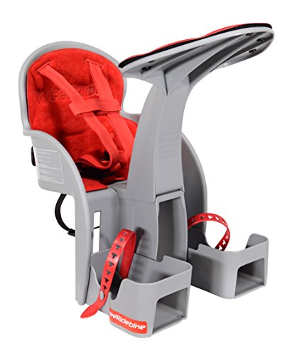 Weeride 98072e Silla Portabebé para Bicicleta, Bebé-Niños, Gris, Talla Única