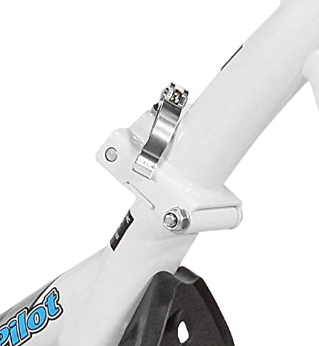 Weeride Co-Pilot Bicicleta Semi-tándem, Niños, Blanco, Mediano