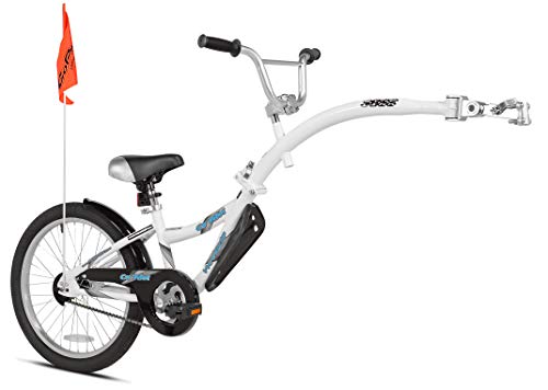 Weeride Co-Pilot Bicicleta Semi-tándem, Niños, Blanco, Mediano