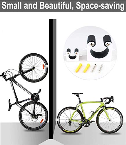 Wegreeco Hebilla de Aparcamiento para Bicicleta,Almacenamiento de Soportes de Pared,Soporte Vertical para Bicicleta de montaña,Bicicleta de Carretera,Soporte para exhibición de Bicicleta(Road,Negro)