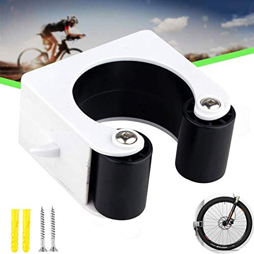 Wegreeco Hebilla de Aparcamiento para Bicicleta,Almacenamiento de Soportes de Pared,Soporte Vertical para Bicicleta de montaña,Bicicleta de Carretera,Soporte para exhibición de Bicicleta(Road,Negro)