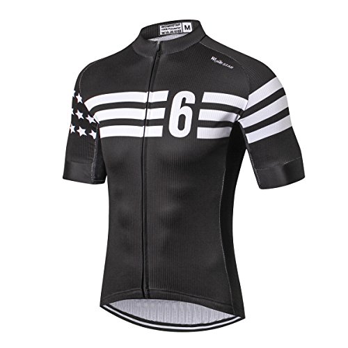 Weimostar - Maillot de ciclismo para hombre - Marrón - XL