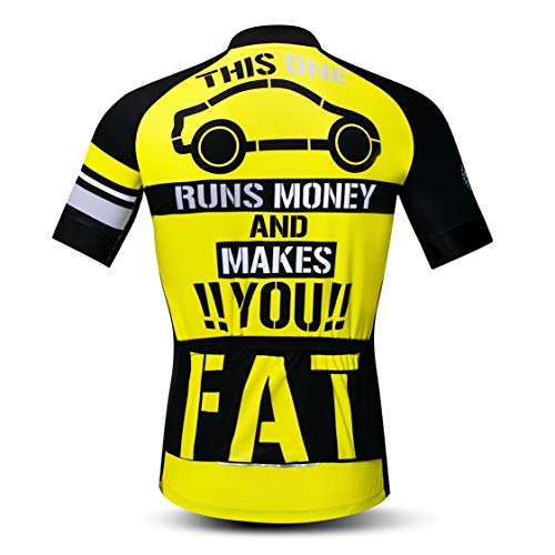 Weimostar Team - Maillot de ciclismo para hombre, manga corta, transpirable, camiseta para MTB