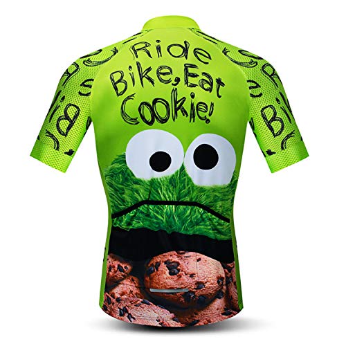 weimostar USA Ciclismo Jersey Hombres MTB Road Bike Camisa Verano Ciclismo Tops Manga Corta Ciclo Ropa Deportiva Transpirable Secado Rápido, Hombre, ACD6106, Chest 38"-40"=Tag L